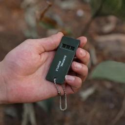 3-Frequency Whistle High Decibel Survival Whistle Keychain Rugby Árbitro Camping Caminhadas Emergency Survival Whistle Ferramentas ao ar livre - Image 4