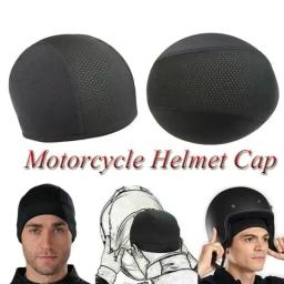 Chapéu de capacete de ciclismo de secagem rápida boné interno motocicleta balaclavas capacete interno suor wicking chapéu para homens mulheres esportes chapéu bonés - Image 3