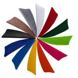Turquia Pena Fletching Fletching para Arco e Flecha, Fletches Tiro com Arco, Acessórios DIY, 2 Polegada, 50 Pcs - Image 1