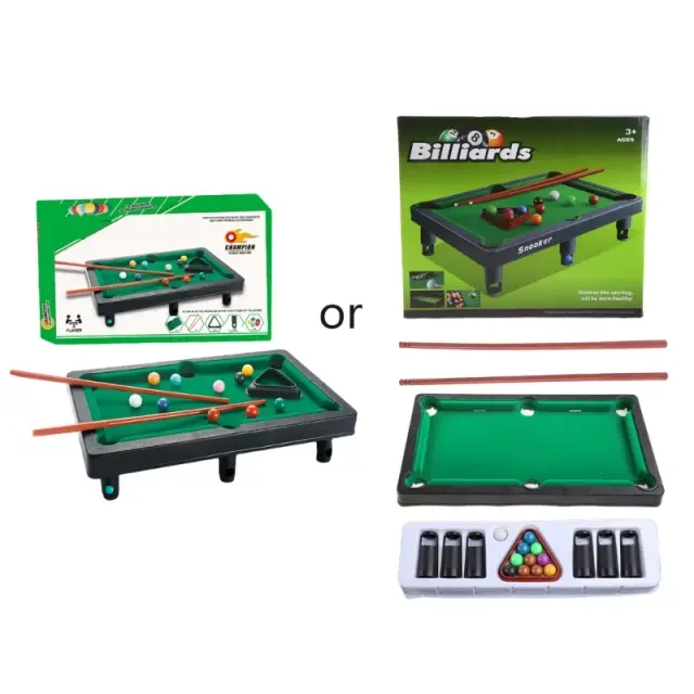 Conjunto de Jogos de Tabuleiro Mini Bilhar para Crianças: Diversão e Aprendizado em Casa e Festas