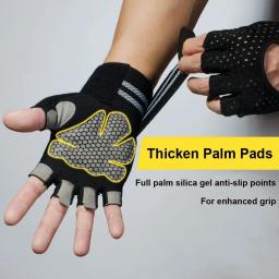 Luvas de halterofilismo com suporte de pulso para exercícios pesados, musculação, ginástica, fitness, handschuhe treino, crossfit - Image 5