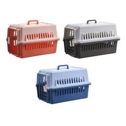 Portador de animais de estimação portátil rígido, Viagem Canil para cães e gatos, Caixa de transporte para cachorros - Image 1