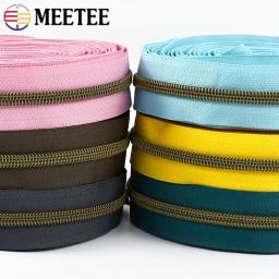 Zíper de nylon colorido, dentes de bronze, fechos abertos, alfaiate para saco, kit de reparo de roupas, acessórios de costura DIY, 5 #, 10 m, 20 m, 30 m, 50m - Image 3