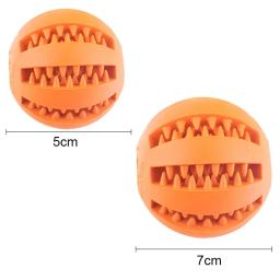 Dog Ball Toys para cães pequenos Interactive Elasticity Puppy Chew Toy Tooth Cleaning Borracha Food Ball Toy Pet Stuff Acessórios - Image 6