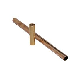 Peças de trombeta bucal de argola, bocal de trompete de cobre fósforo, tubo apito - Image 2