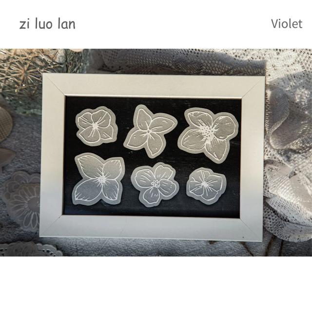 Chá Branco Vintage Flower: 30 Folhas de Papel Litmus para Decoração e DIY Journal