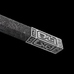 Chinês Kongfu Ruyi Jian Espada, 1060 Lâmina de Aço Carbono, Real Full Tang, Afiado, Pronto Batalha, Metal Handle, Taichi Espada, Arma Katana - Image 5