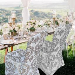 Capa universal para cadeiras de festa, alta qualidade, elegante, cabida, para salas de jantar, festa de casamento, celebração, decoração de hotel - Image 2