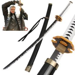Cosplay Espada de bambu montada, Modelo de arma, Interpretação, Virgílio, Nero, Enma, Demônio Katana, 104cm, Grito Fantasma, Mais novo - Image 1
