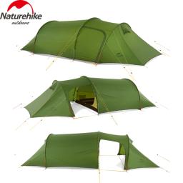 Naturehike-Opalus túnel tenda, ultraleve família Camping equipamentos, impermeável jardim ao ar livre tenda, viagens caminhadas equipamentos, 4 estações - Image 2