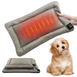 Cobertor De Aquecimento Elétrico Para Animais De Estimação, Pet Heating Pad, Temperatura Ajustável, Cobertores Deeds e Canil - Image 3