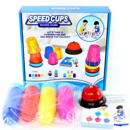 Melhorar a concentração brinquedos interação jogos de mesa lógica formação educacional empilhamento alto conjunto de brinquedos de quebra-cabeça copo - Image 3