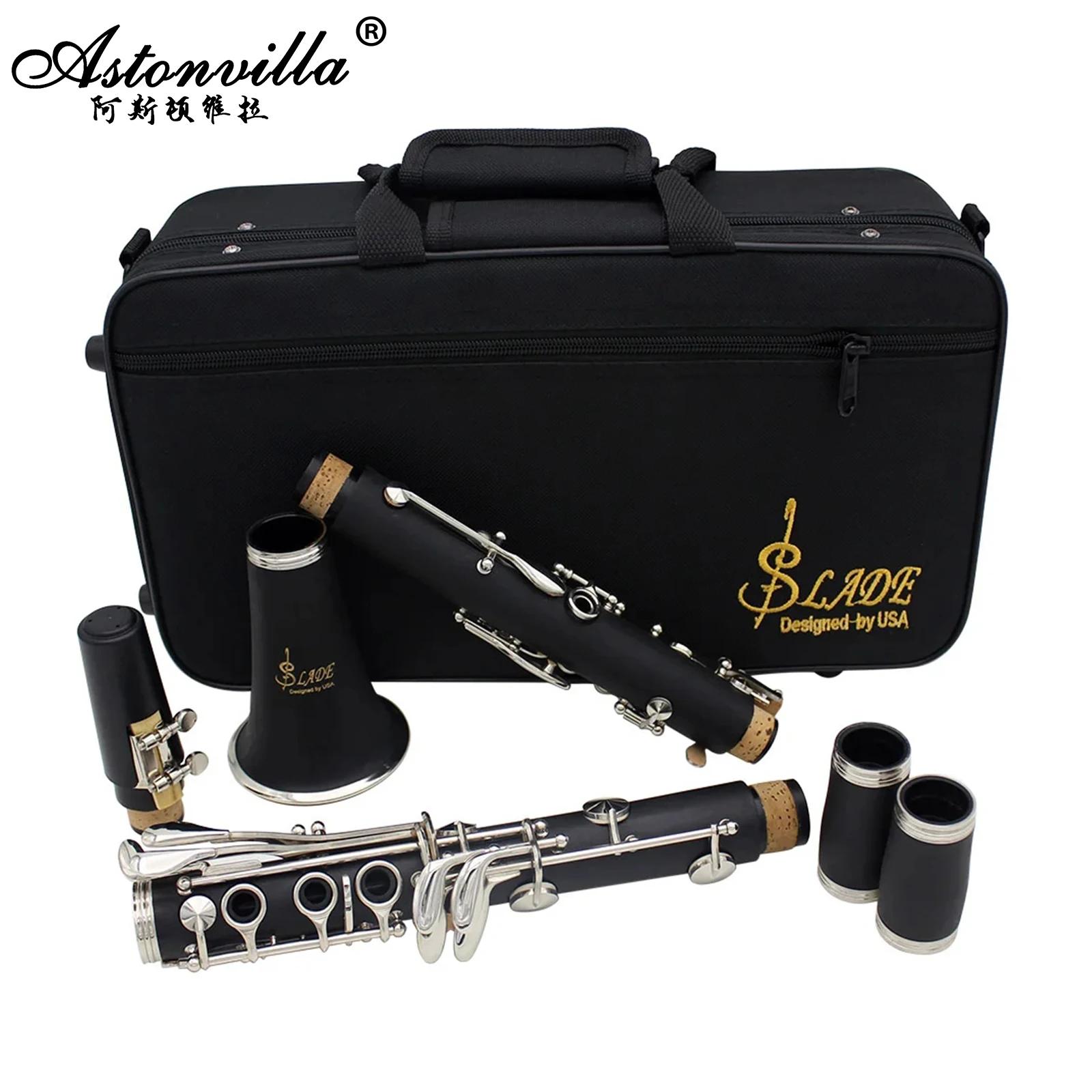 Professional Bb Clarinete com Kit de Limpeza Box, 17 Chaves, Barre Instrumento, Chave de Fenda, Reeds Acessórios - Image 1