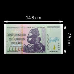 Coleção de Notas Não-Moeda, Cem Dólares de Papel-Moeda, Número de Série, Estilo Verde, Cem - Image 4