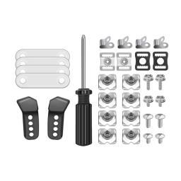 Peças de reposição para capacete de hóquei, kit de reparo do capacete, adaptador de cinta do chin, esportes hóquei, adultos e jovens - Image 1