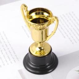Troféus De Recompensa De Plástico Criativo para Crianças, Pequeno Troféu, Prêmio De Ouro, Copos De Troféu, Material Escolar, Brinquedos De Presente, 10Pcs - Image 5