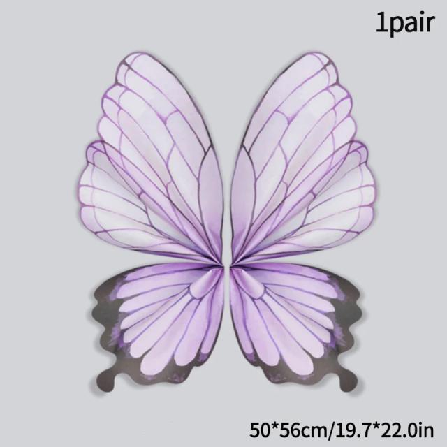 Embalagem Criativa de Papel de Embrulho Butterfly Floral - Envoltório Coreano para Presentes e Buquês, 1 Par