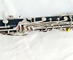 Fábrica orquestral baquelite niquelado, um instrumento clarinete - Image 5