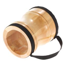 Crianças crianças de madeira mão bongo tambor musical instrumento de percussão vem com uma cinta vara - Image 6