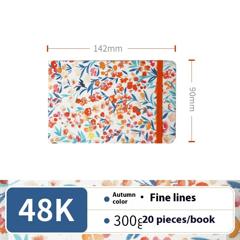 Aquarela sketchbook aquarela papel almofada de vedação manual 48k 32k 16k 20 folhas 300gsm livro de pintura para arte pintura suprimentos - Image 1