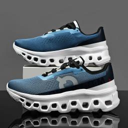 Novos sapatos para homens maratona tênis de corrida ao ar livre respirável sapatos de caminhada masculino sapatos esportivos casuais - Image 2