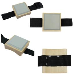 Dumb Drum Pad Iniciante Prática Ferramentas Sólida De Madeira Feito Parte De Treinamento Belt Percussão Tambor Leggings Acessório Instrumento Musical - Image 1