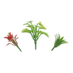 90pc 3.5/4/5cm mini modelo árvores flores arbustos verdes arbusto modelo plantas aritificial modelo de trem arquitetura modelo de flor cenário - Image 4