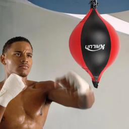 Saco de reflexo de boxe Saco de reflexo portátil para porta Saco de reflexo de boxe resistente ao desgaste e leve para Muay Thai e MMA - Image 3