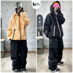 John snow roupas de esqui de inverno para homens e mulheres, à prova d'água, respirável, quente, esqui, snowboard, jaquetas e calças ao ar livre, ternos de neve - Image 1