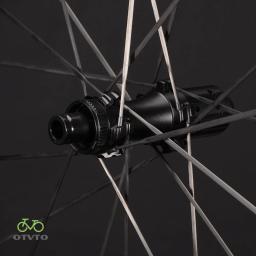 Conjunto de rodas de raio de carbono para bicicleta de estrada, 700c, 28mm de largura externa, sistema de catraca de freio a disco, 36t, 20 furos, personalizado - Image 6