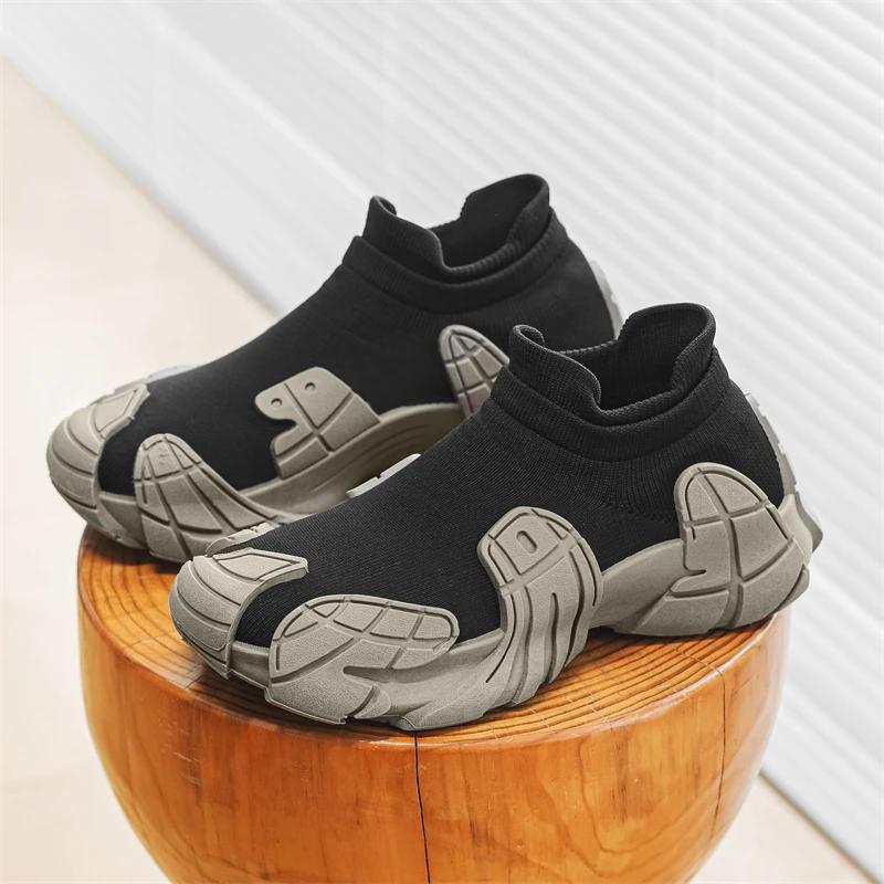 Tênis casuais respiráveis para homens, Tênis para esportes ao ar livre, Tênis de corrida e tênis, Trend Street, Leve - Image 1