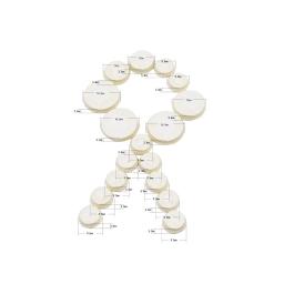 Almofadas para clarinete, 17 peças, almofada de cortiça, couro durável, botão de clarinete, substituição, acessórios para instrumentos de sopro - Image 4
