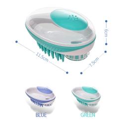 Soft Silicone Pet Shampoo Escova, Massagem Pente, Espuma de Banho, 2 em 1, Chuveiro, Cães, Gatos, Higiene do Cabelo, Limpeza - Image 6
