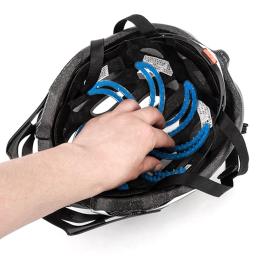Forro flexível do capacete do silicone para a motocicleta, almofadas de proteção da cabeça, anti-deformação interna - Image 3