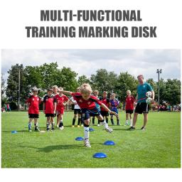 Cones De Futebol com Suporte, Prático Mark Disk, Field Cone Marker, Acessórios De Treinamento, Jogos Ao Ar Livre Suprimentos para Adultos, 10 Pcs - Image 4