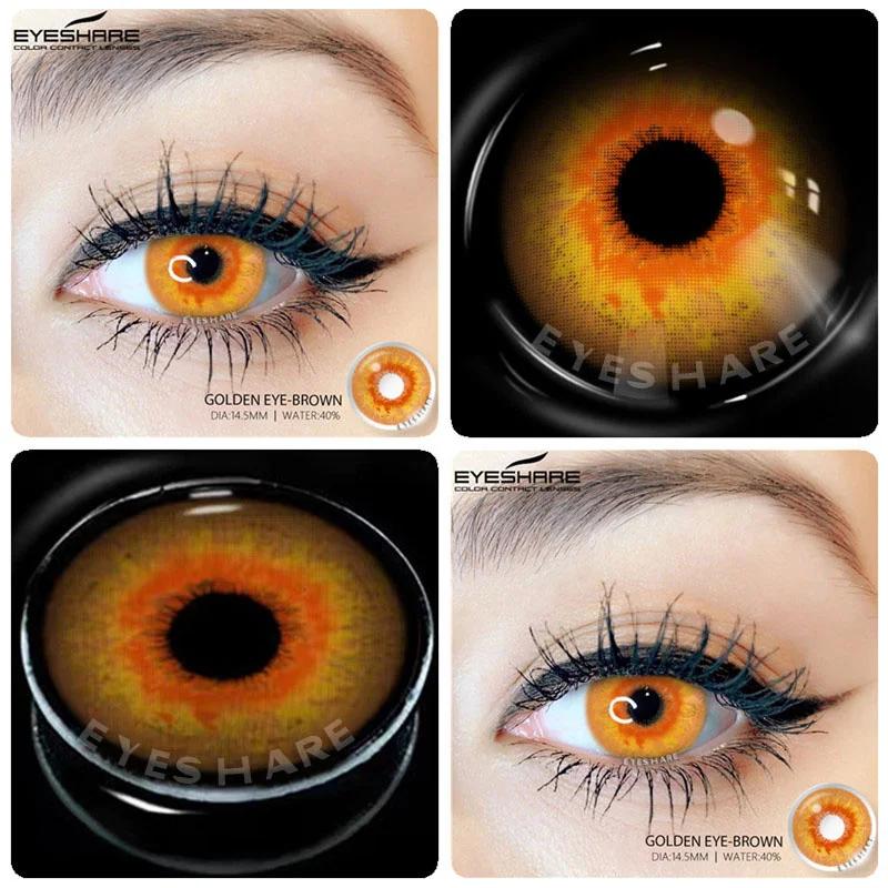 EYESHARE Lentes De Contato Colorida 1 Par Lentes De Contato Cosplay para Olhos Lentes Multicoloridas Acessórios Anime Lentes Coloridos - Image 1