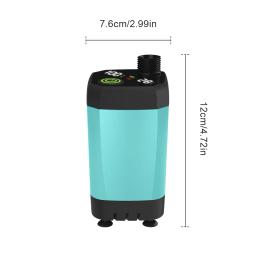 Bomba de chuveiro elétrica portátil, balde dobrável, bateria recarregável, ao ar livre, display digital, chuveiro camping, 20L - Image 6