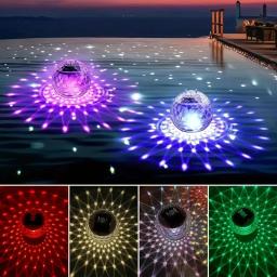 Impermeável LED Solar Power Luzes Flutuantes, Multi Color, Mudança de Lâmpada, Deriva de Água, Aquário, Lagoa, Piscina - Image 1