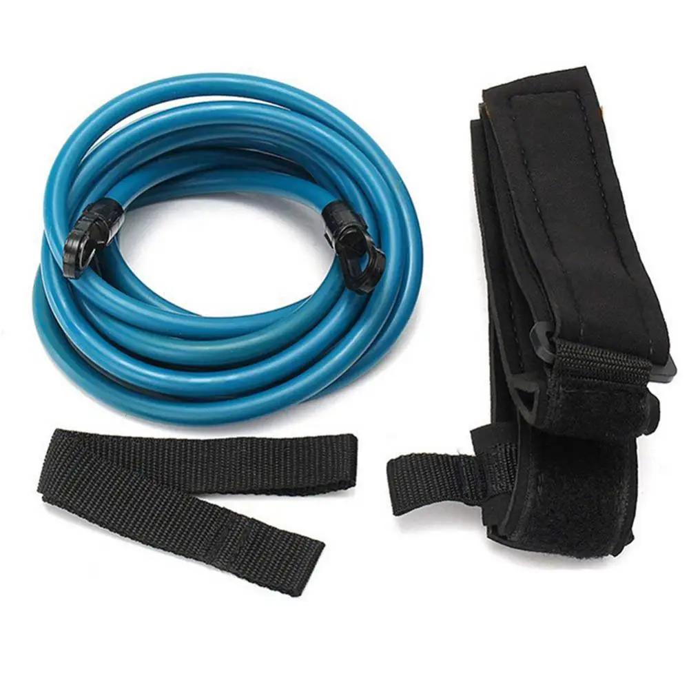 Cinto Elástico De Treinamento De Natação Ajustável, Corda De Treinamento De Resistência, Equipamento De Treinamento De Força, 4m - Image 1