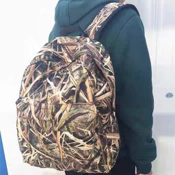 Impermeável Bionic Camuflagem Caça e Pesca Mochila, Simples Reed Jungle Backsack, Confortável Soft Shell, Saco Dobrável - Image 2