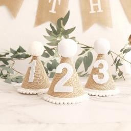 Chapéu de festa de aniversário, chapéu de chá de bebê, decoração de festa, margarida, decoração de aniversário, bebê, 1 ano, chapéu infantil, presente oyun자 - Image 6