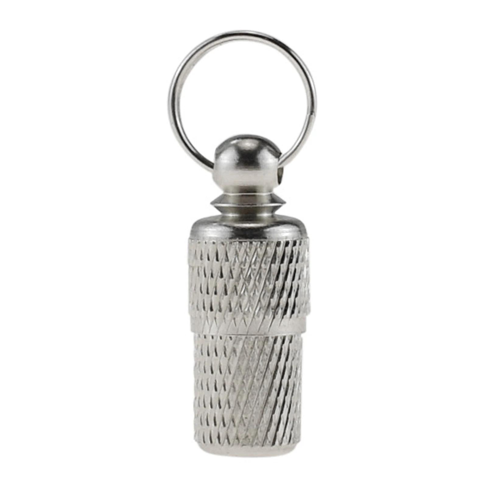 Etiquetas de identificação à prova waterproof para animais de estimação, cápsula de aço inoxidável para identificador de cães e gatos, tubo escondido - Image 1