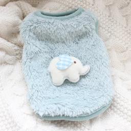 Colete sem mangas com padrão animal para animal de estimação, colete quente para gatinho e cachorro, anti-queda, roupas de inverno - Image 3