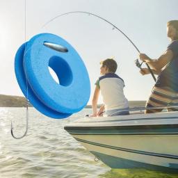 Carretéis de espuma eva, placa de enrolamento de pesca, linha de gancho de pesca, carretel de espuma, fio giratório, ferramentas de linha de peixe, 10/20/50 peças - Image 3