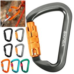 D Forma Aviação Mosquetão de Alumínio, Escalada Profissional Mosquetão, Trava de segurança, Outdoor Escalada Ascend, Equipamento de Montanhismo, 30KN - Image 2