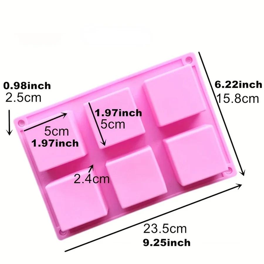 Moldes de sabão de silicone criar versátil retângulo oval flor sabonetes delicioso bolo artesanal chocolates doces molde - Image 1