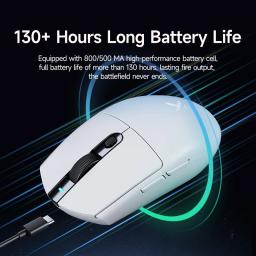 MCHOSE G3 Gaming Mouse Buletooth 2.4G Paw3311 12000DPI Tri-mode Sem Fio Leve Mouse Ergonomia Gamer Laptop PC - Image 3