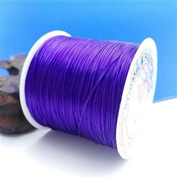 Stretch Elastic Nylon Cord para Jóias DIY, Fio Colorido, Beading String, Linha de Cordas, Pulseiras e Colares, 10 Metros, 0.6mm, 1 Rolo - Image 2