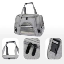 Portable Pet Carrier Bags, Fora respirável Pet Carrinhos, Animais de estimação - Image 1