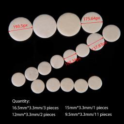 17pcs clarinete almofadas substituição durável requintado vento instrumento acessórios cobertos por boa lambskin projetado para clarinete - Image 3